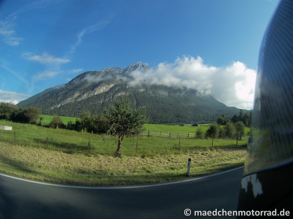 Tolles Wolkenspiel auf dem Weg nach Innsbruck
